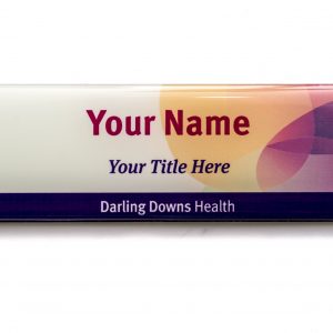 Darling Downs Health NAME BADGE (with title)