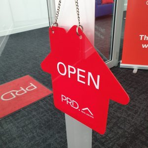 PRD Open / Closed Sign