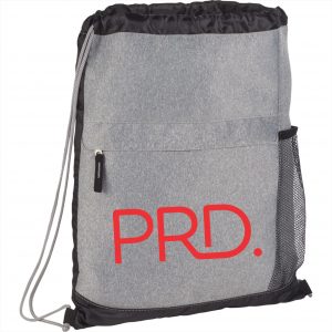 PRD - Heather Melange Drawstring Bag