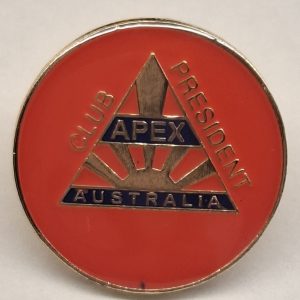 Apex - Club President Lapel Pin